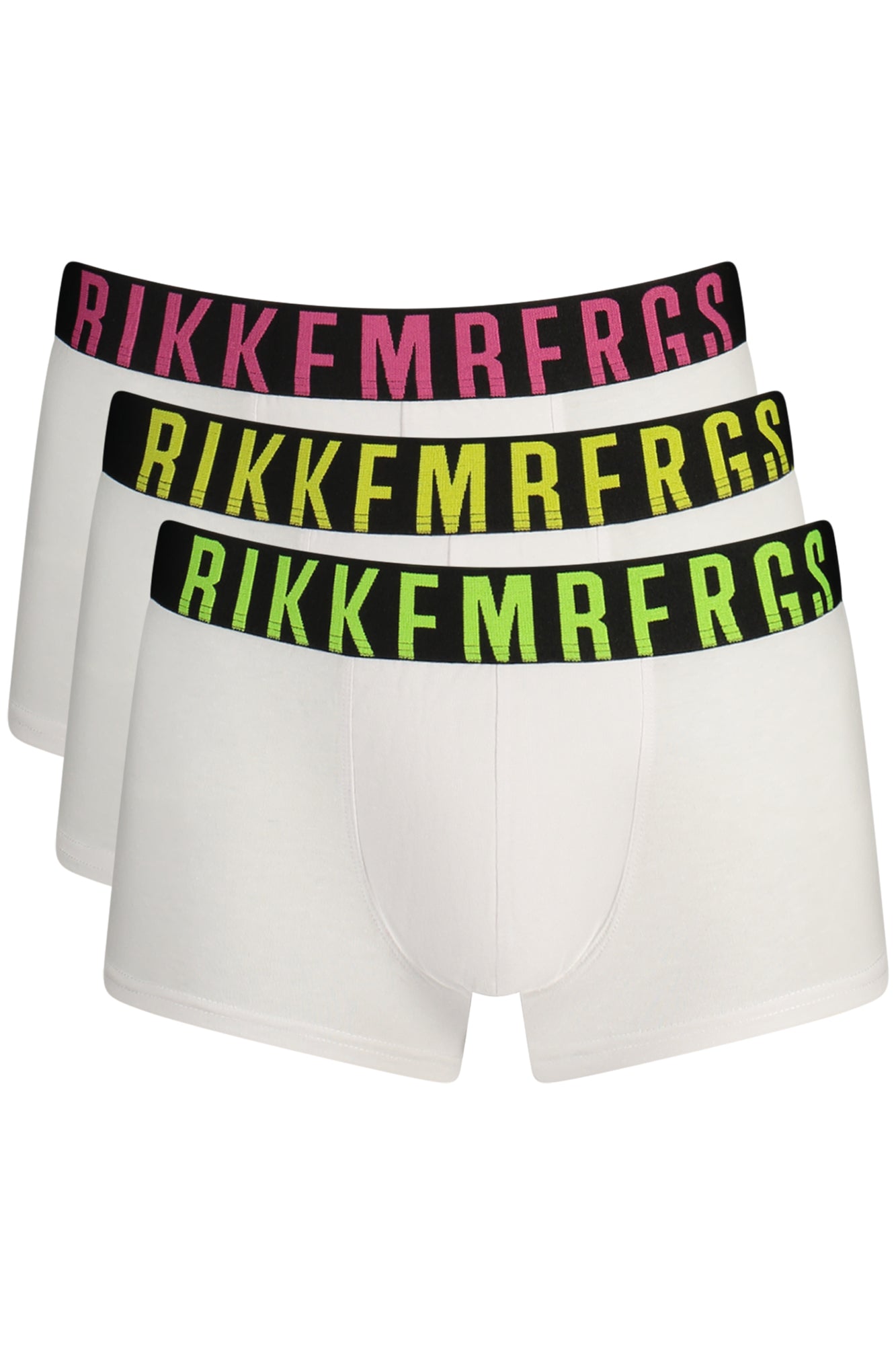BIKKEMBERGS BOXER DA UOMO BIANCO