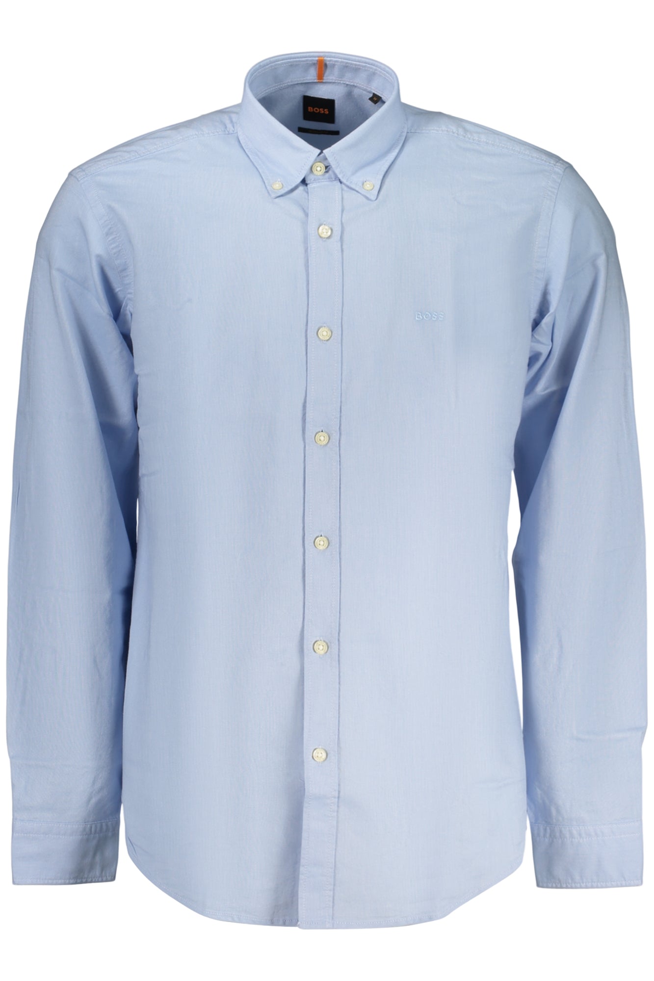 CAMICIA A MANICHE LUNGHE DA UOMO BOSS, BLU