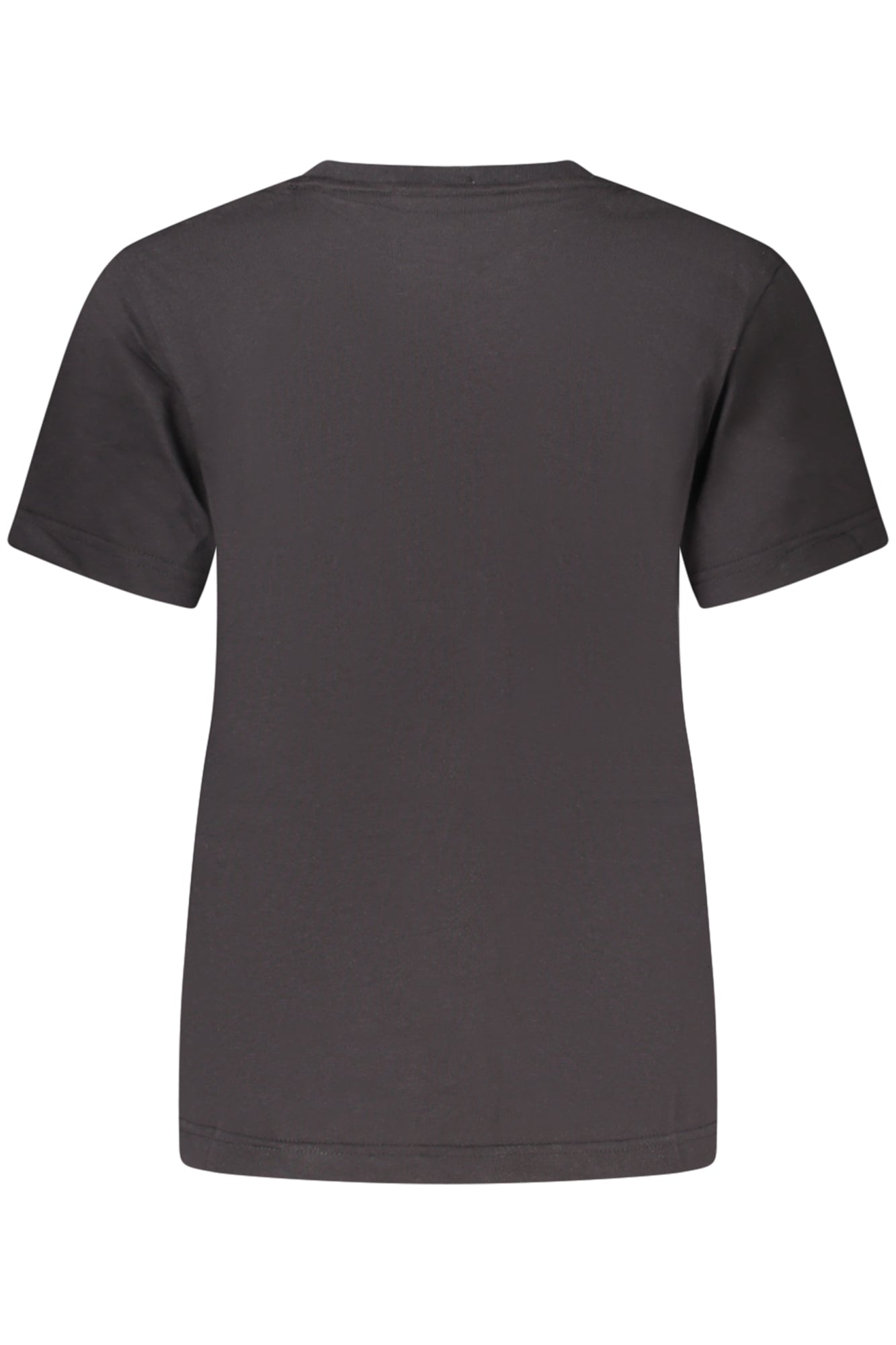 CALVIN KLEIN T-SHIRT A MANICHE CORTE DONNA NERO