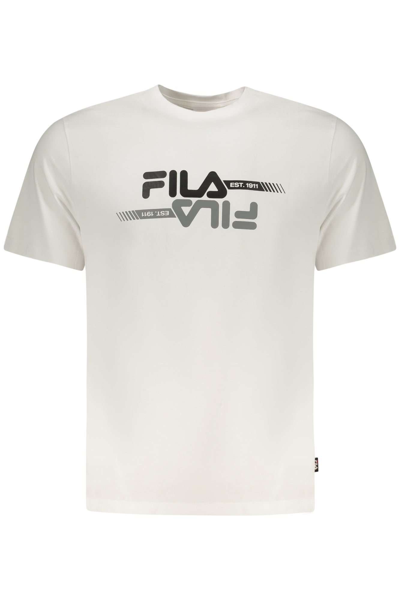 T-SHIRT A MANICHE CORTE DA UOMO FILA BIANCA