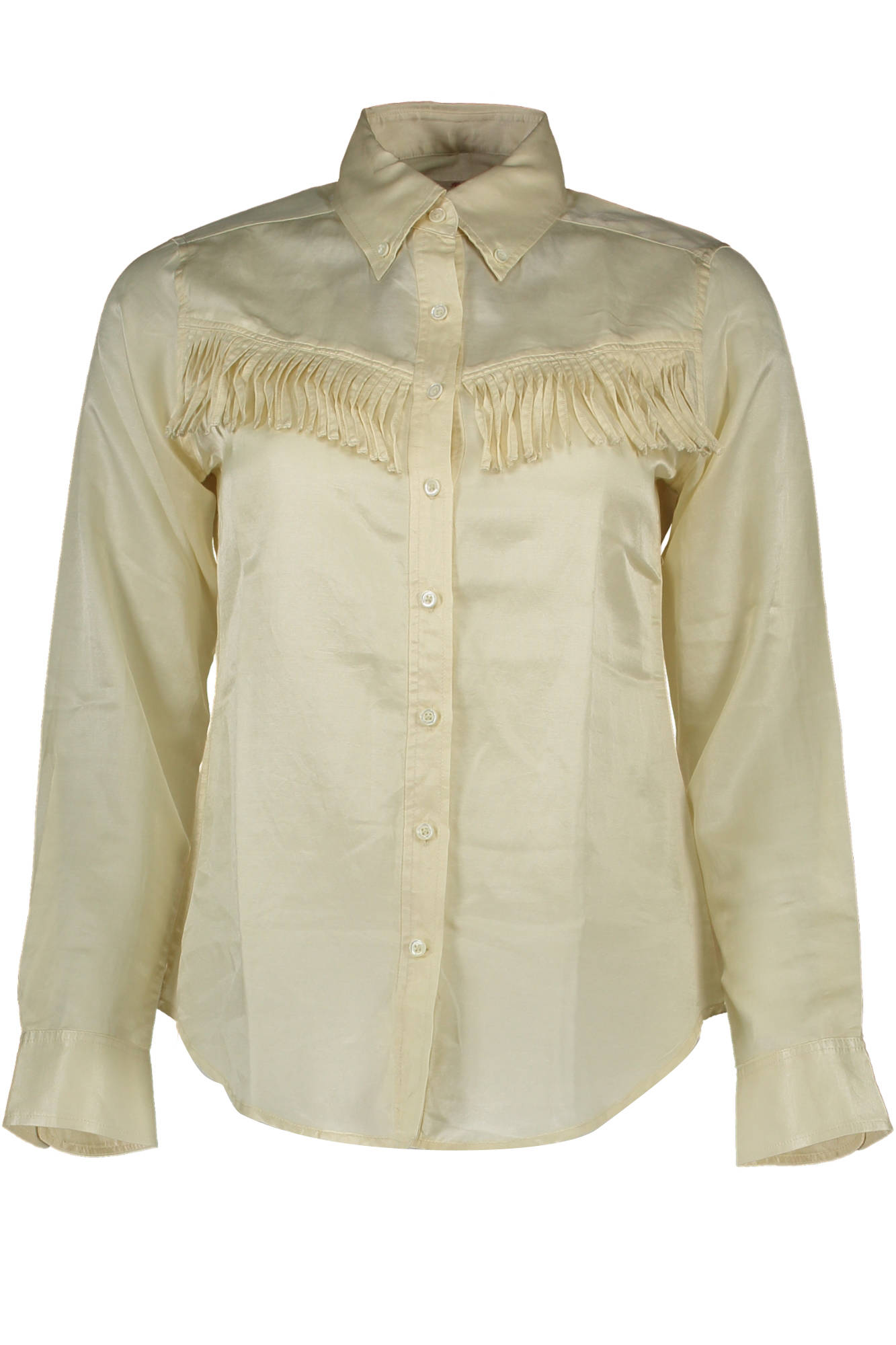 CAMICIA BEIGE A MANICHE LUNGHE DA DONNA GANT