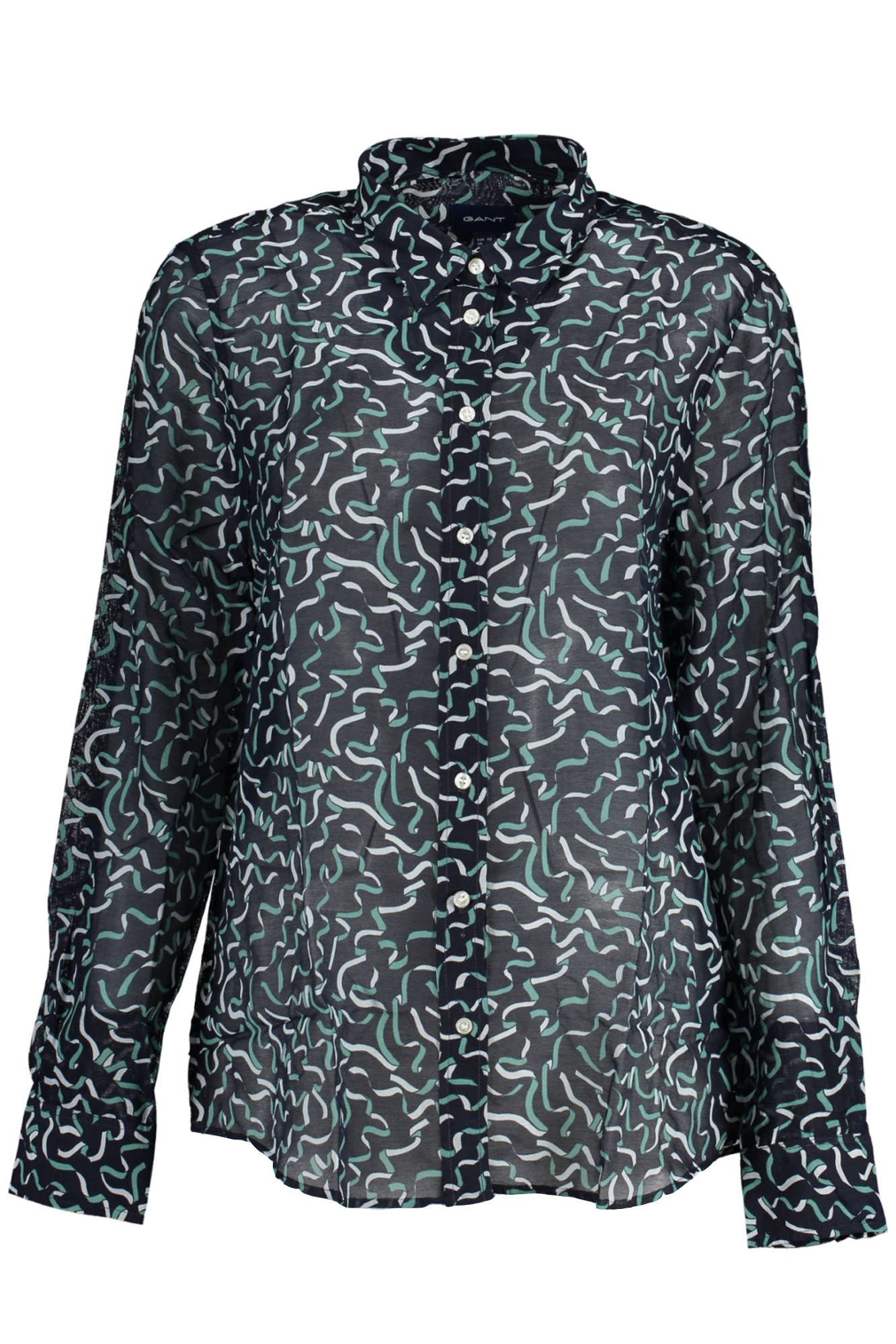 Camicia a maniche lunghe da donna GANT, blu