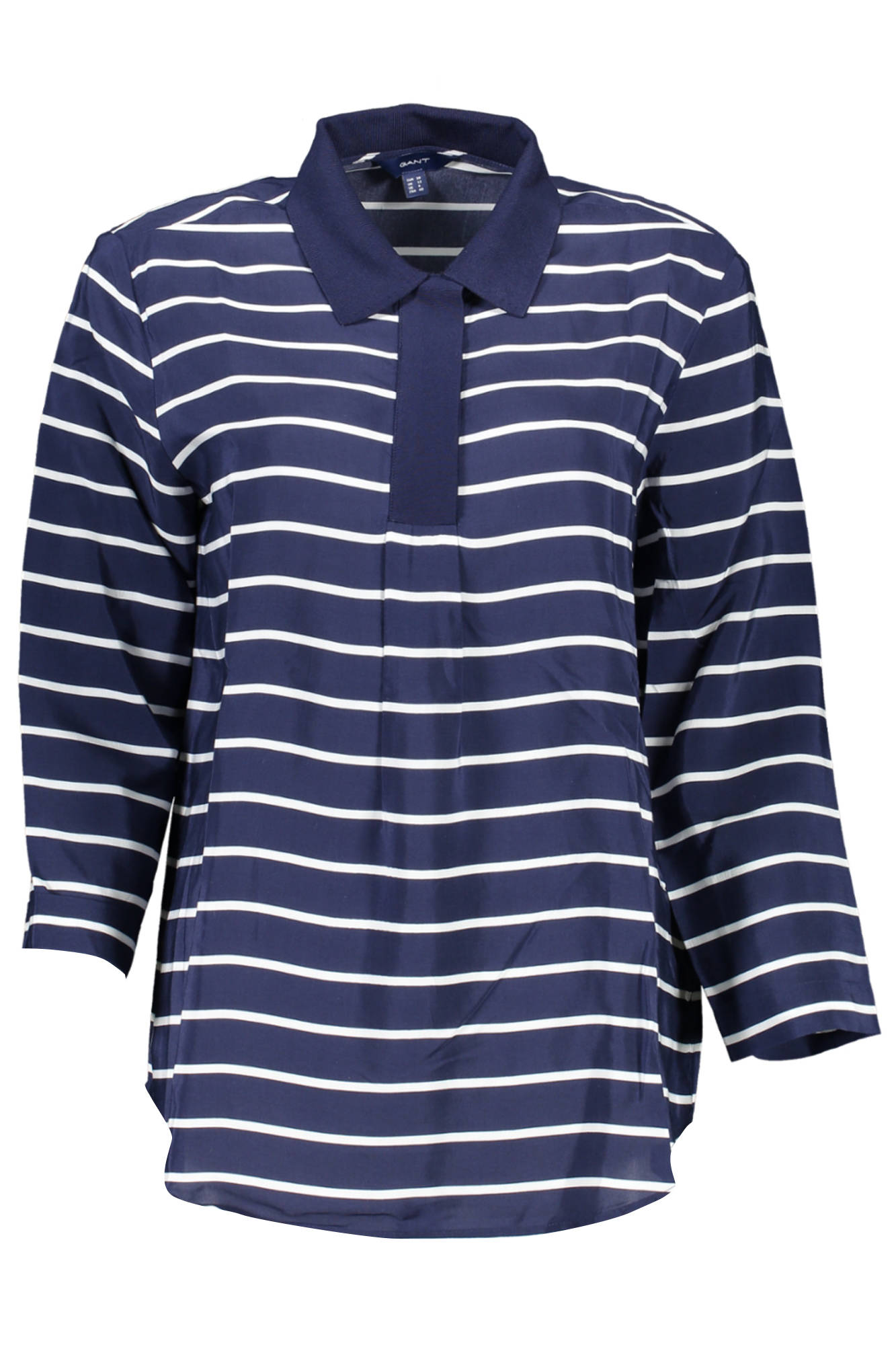 GANT POLO DONNA MANICA 3/4 BLU