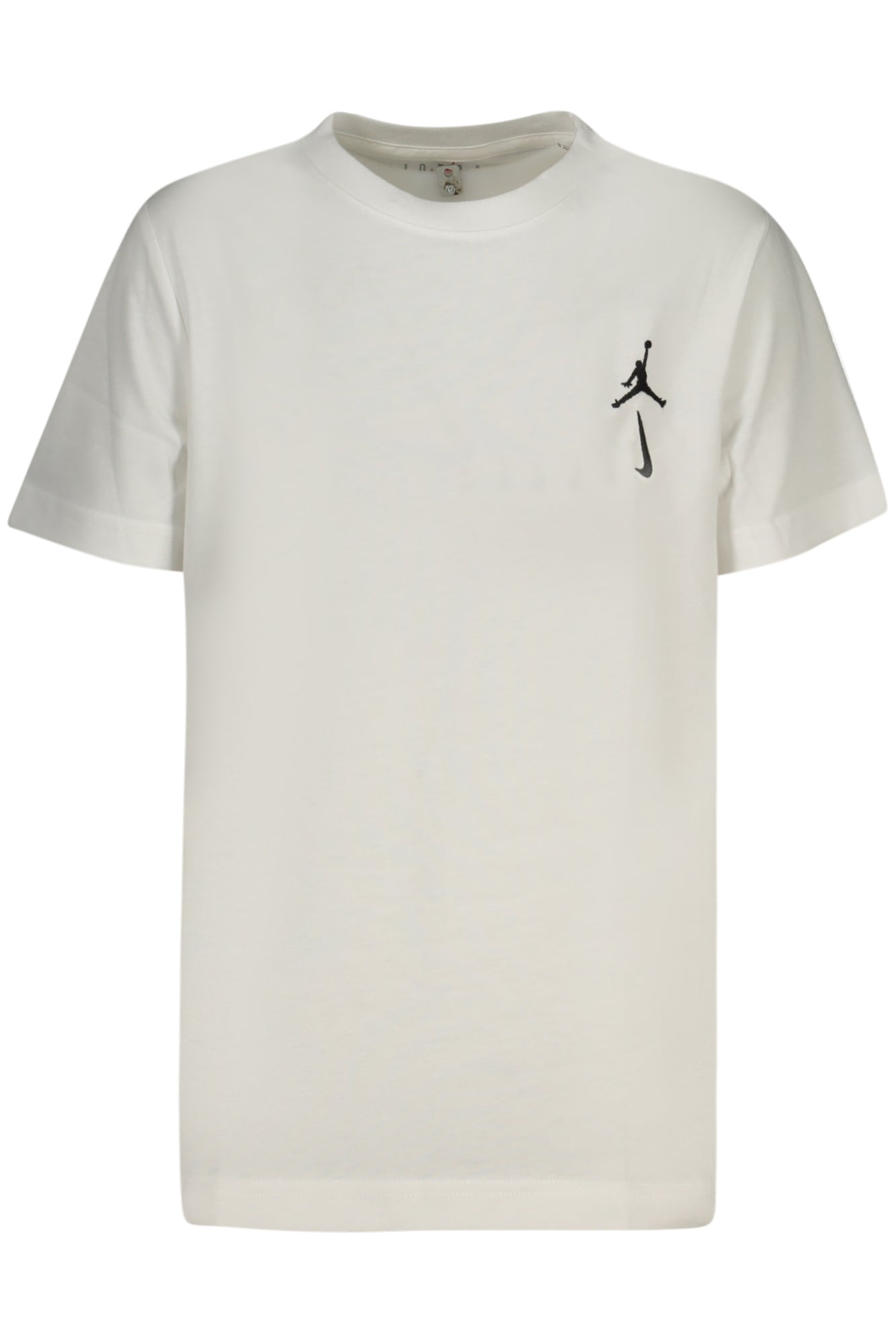 T-SHIRT JORDAN A MANICHE CORTE PER BAMBINO, BIANCO