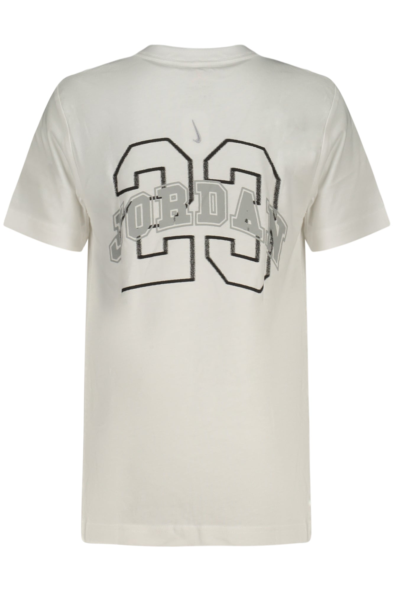 T-SHIRT JORDAN A MANICHE CORTE PER BAMBINO, BIANCO