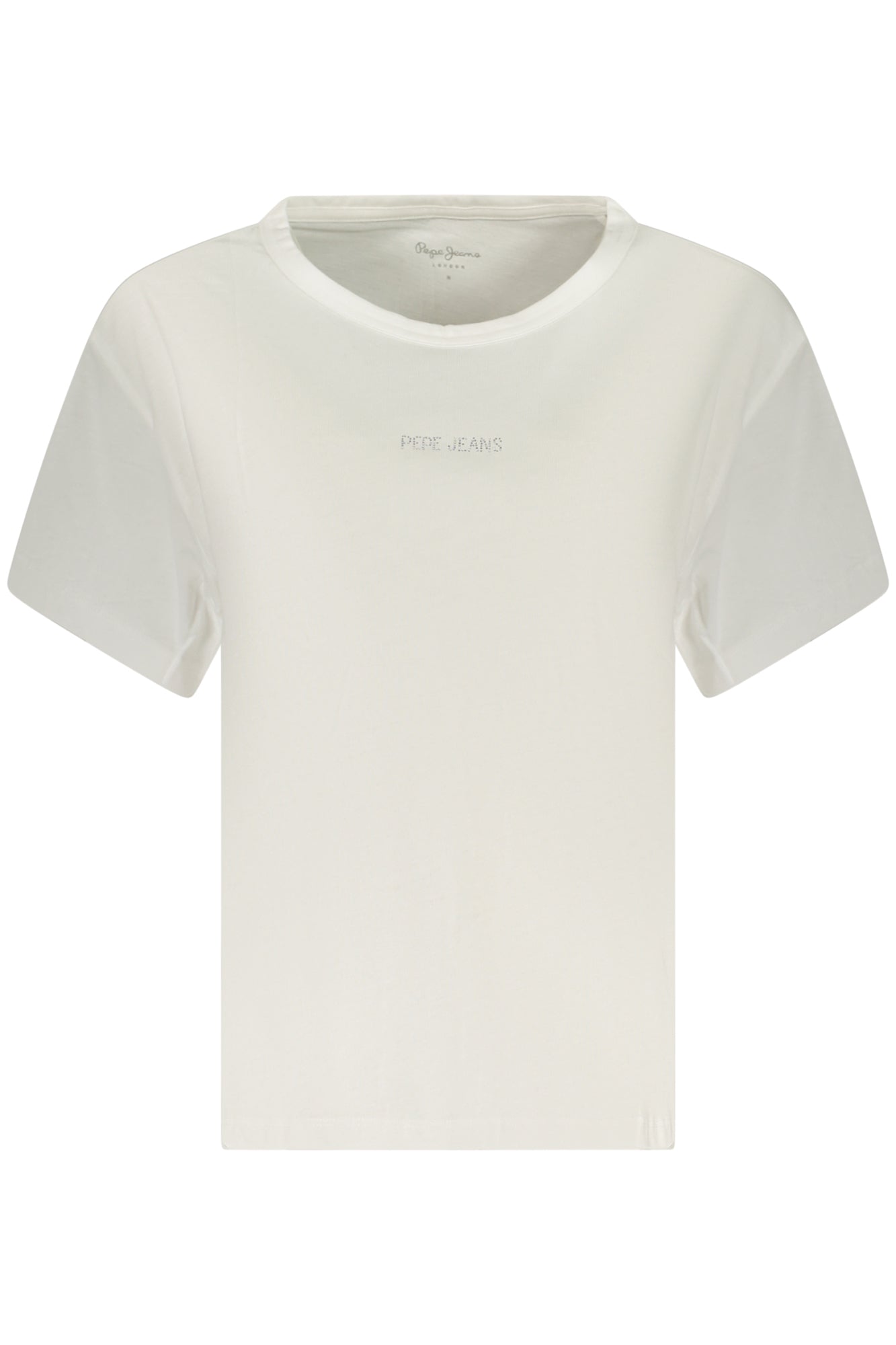 T-SHIRT DONNA MANICA CORTA PEPE JEANS BIANCO