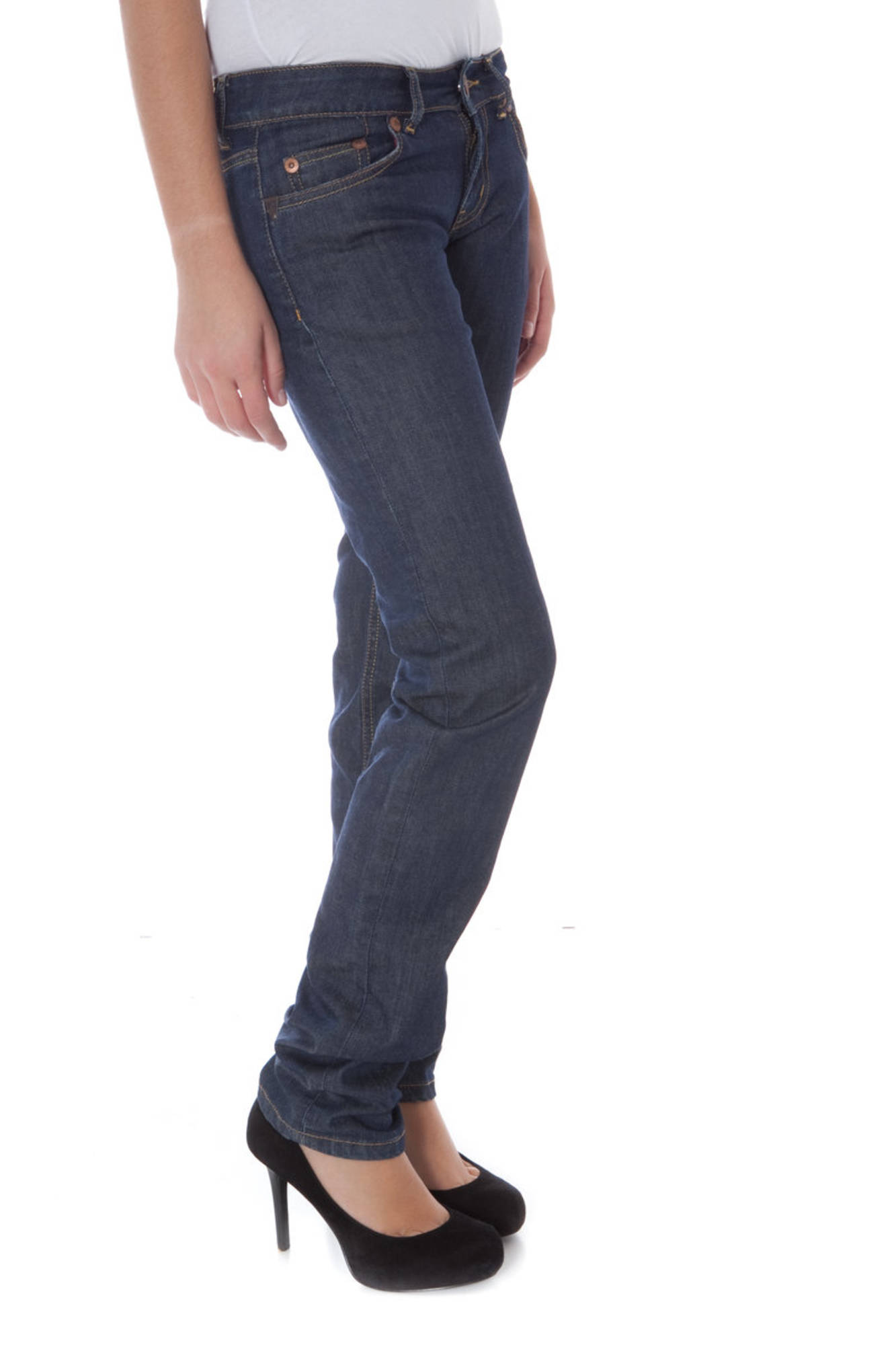 BLU DONNA JEANS DI JEANS RIGIDO