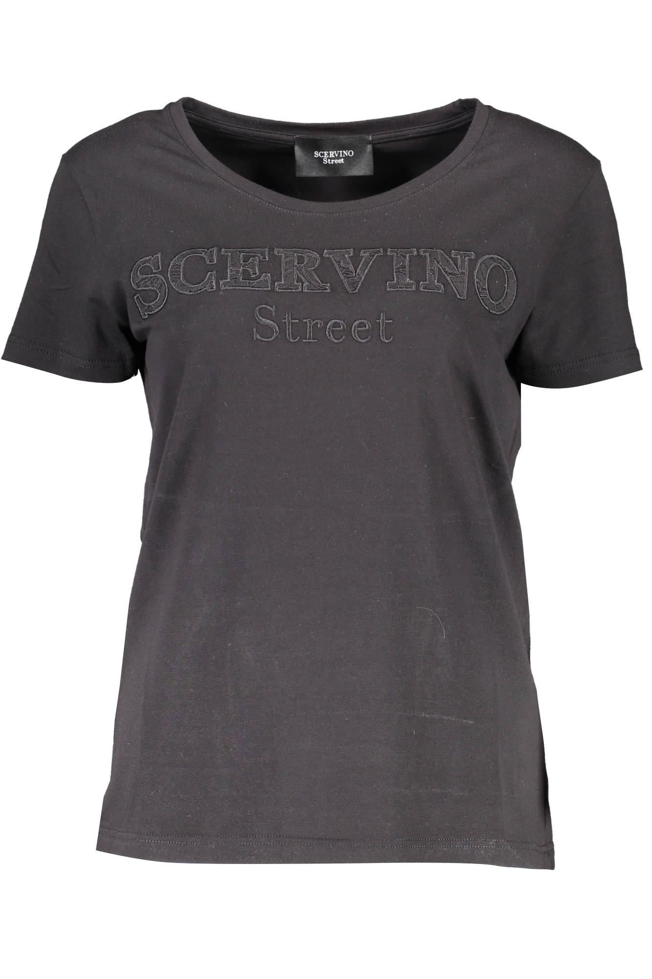T-SHIRT DONNA MANICA CORTA SCERVINO STREET NERA
