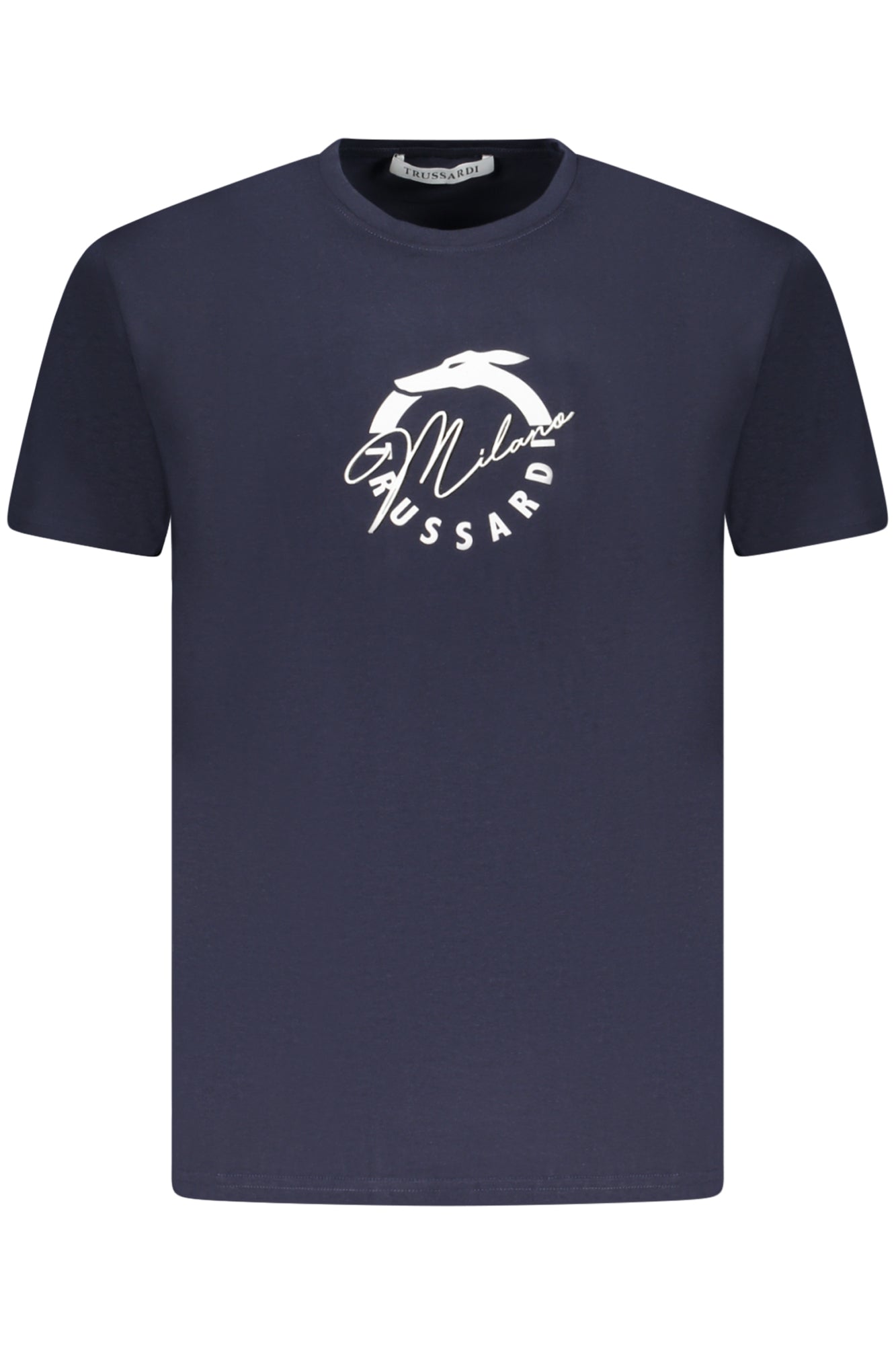 T-SHIRT A MANICHE CORTE DA UOMO TRUSSARDI BLU