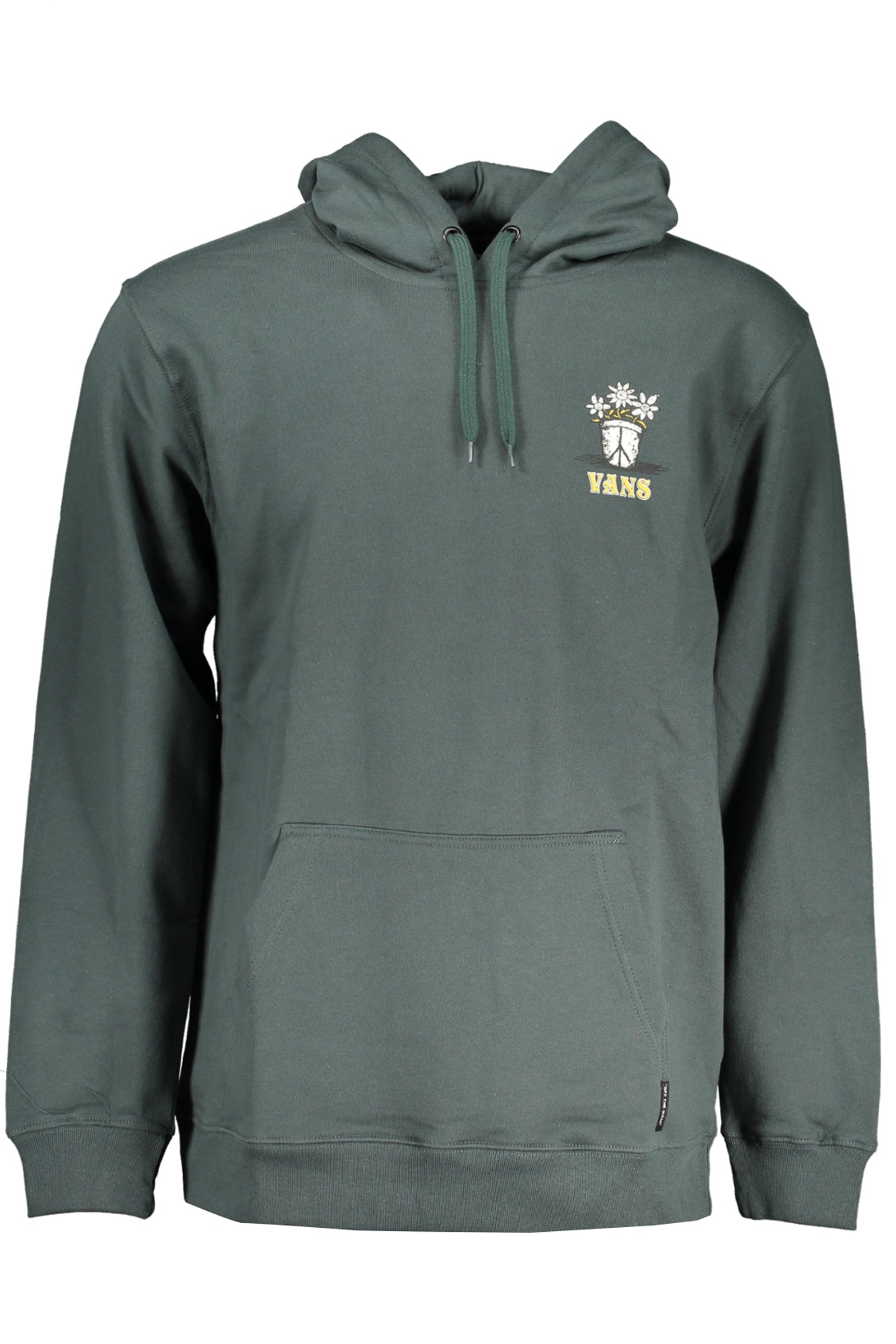 FELPA VANS VERDE DA UOMO SENZA CERNIERA