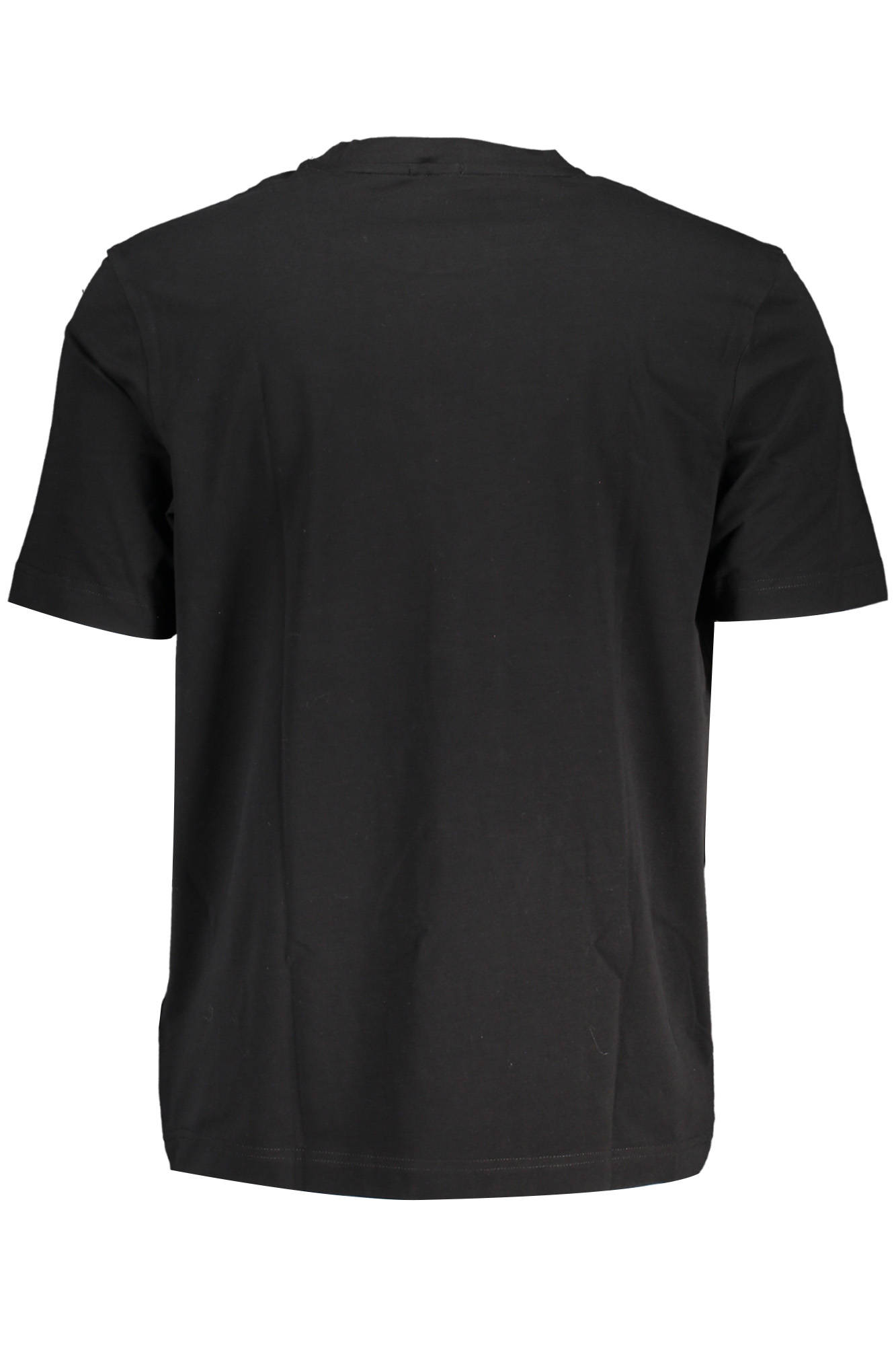 T-SHIRT A MANICHE CORTE BOSS UOMO NERO