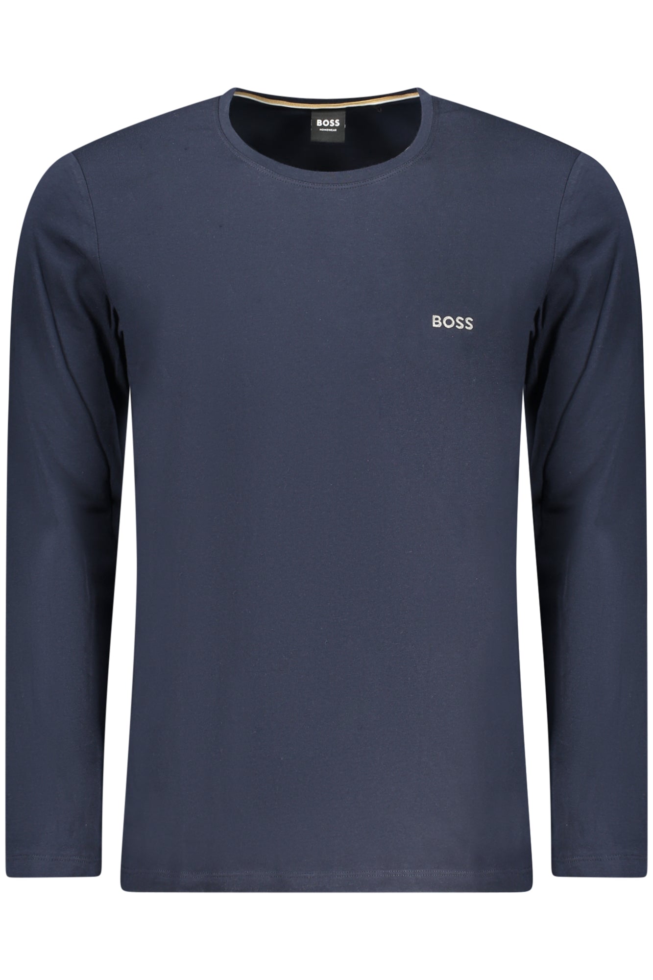 T-SHIRT A MANICHE LUNGHE DA UOMO BOSS, BLU