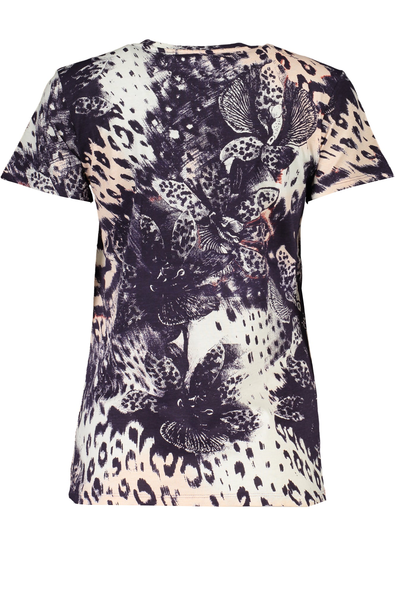 CAVALLI CLASS T-SHIRT A MANICA CORTA DA DONNA ROSA