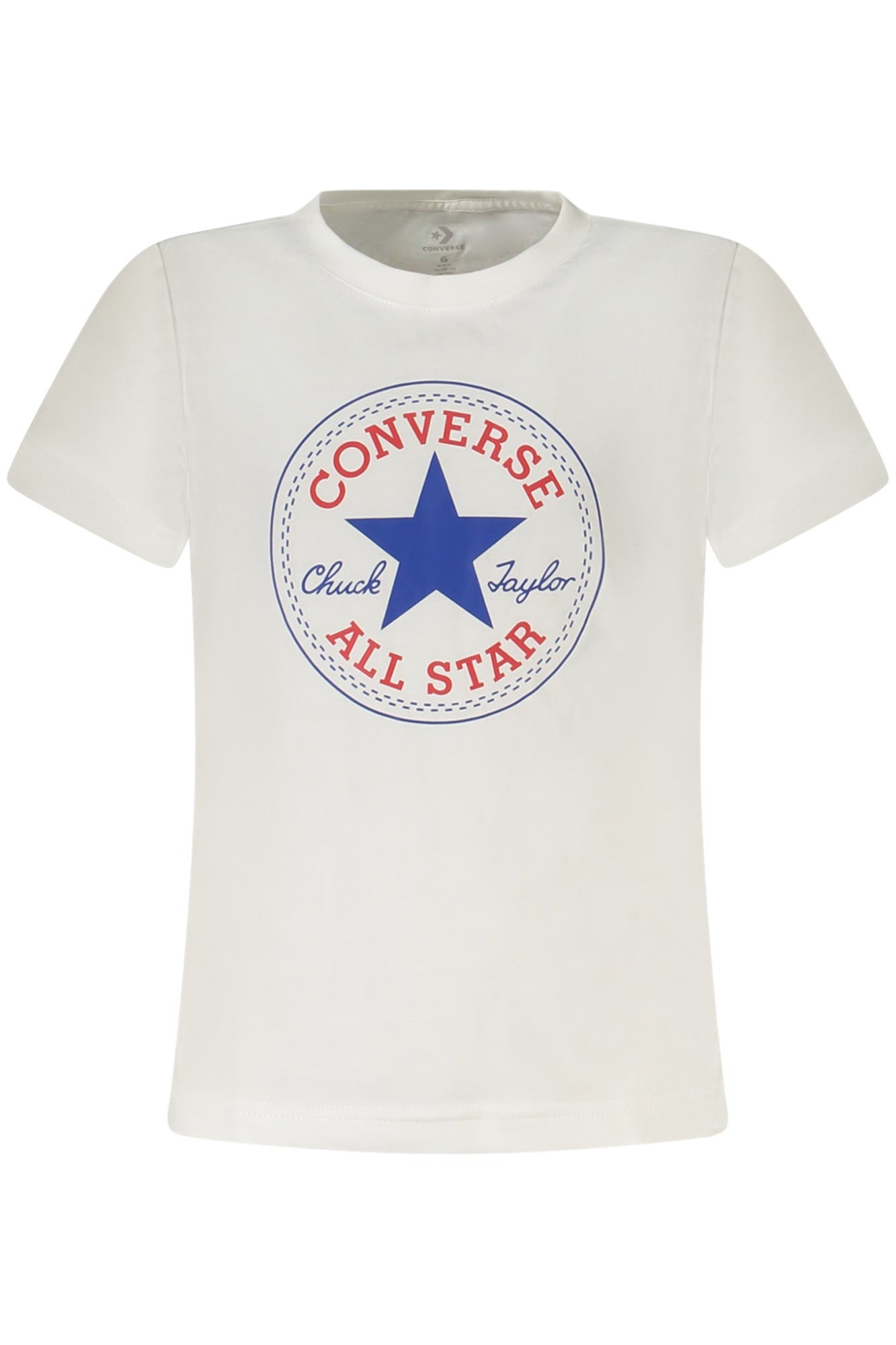 T-shirt a maniche corte per bambini Converse, bianco