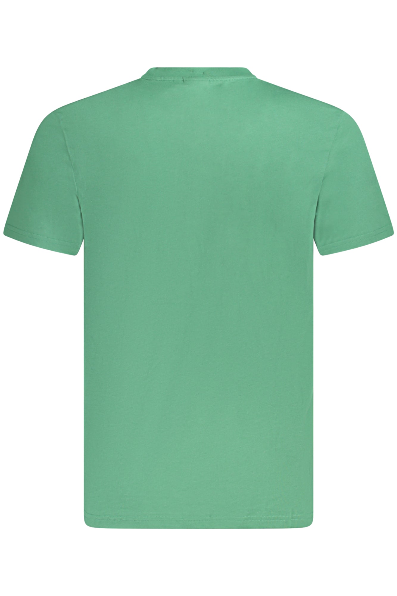 T-SHIRT A MANICHE CORTE FILA UOMO VERDE