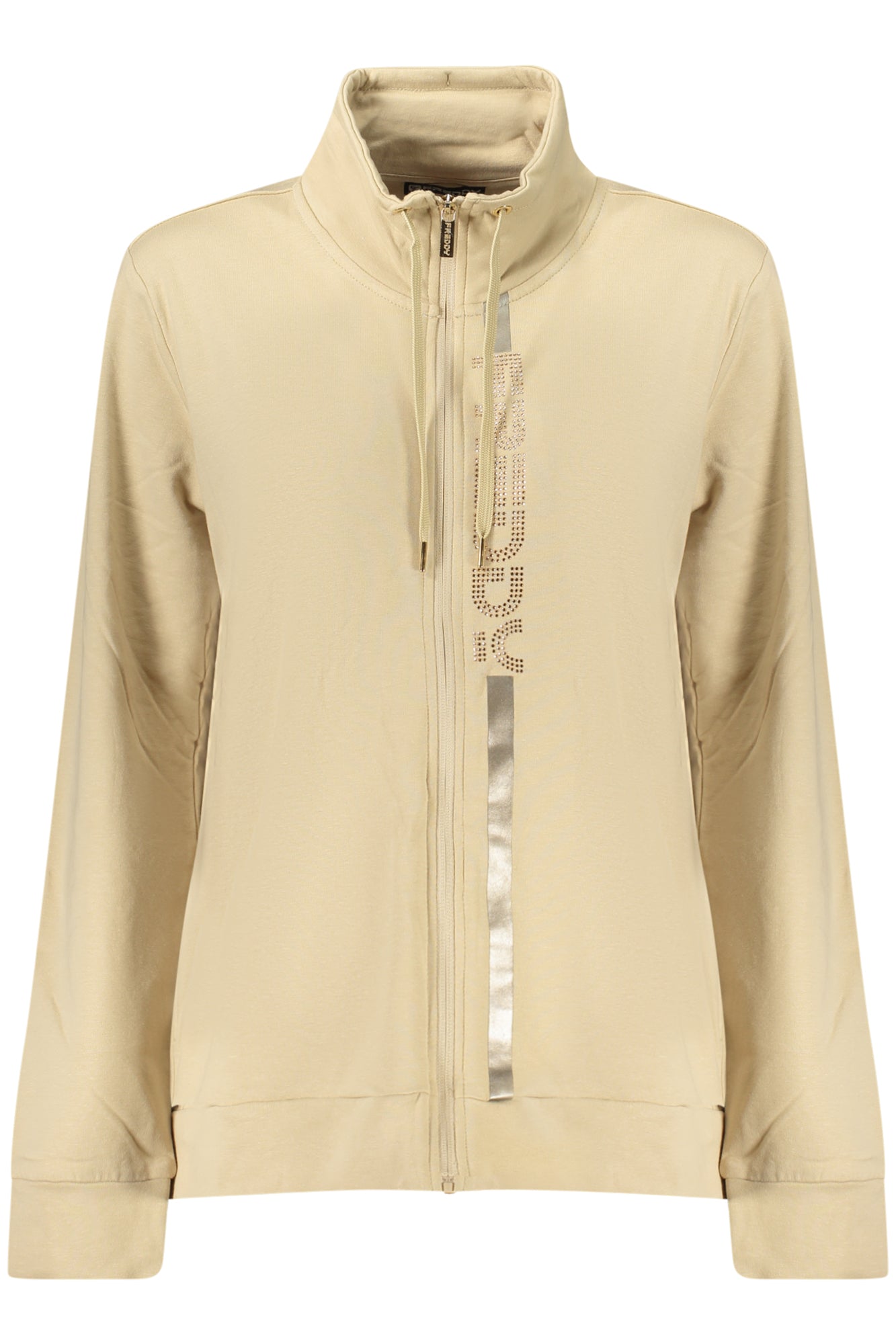 FELPA DA DONNA FREDDY CON ZIP BEIGE