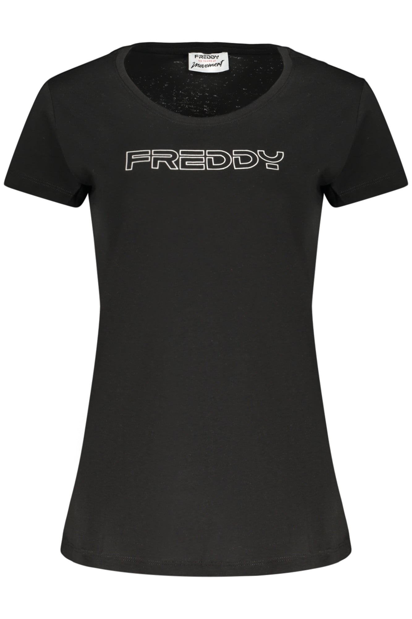 T-SHIRT DONNA MANICA CORTA FREDDY NERO