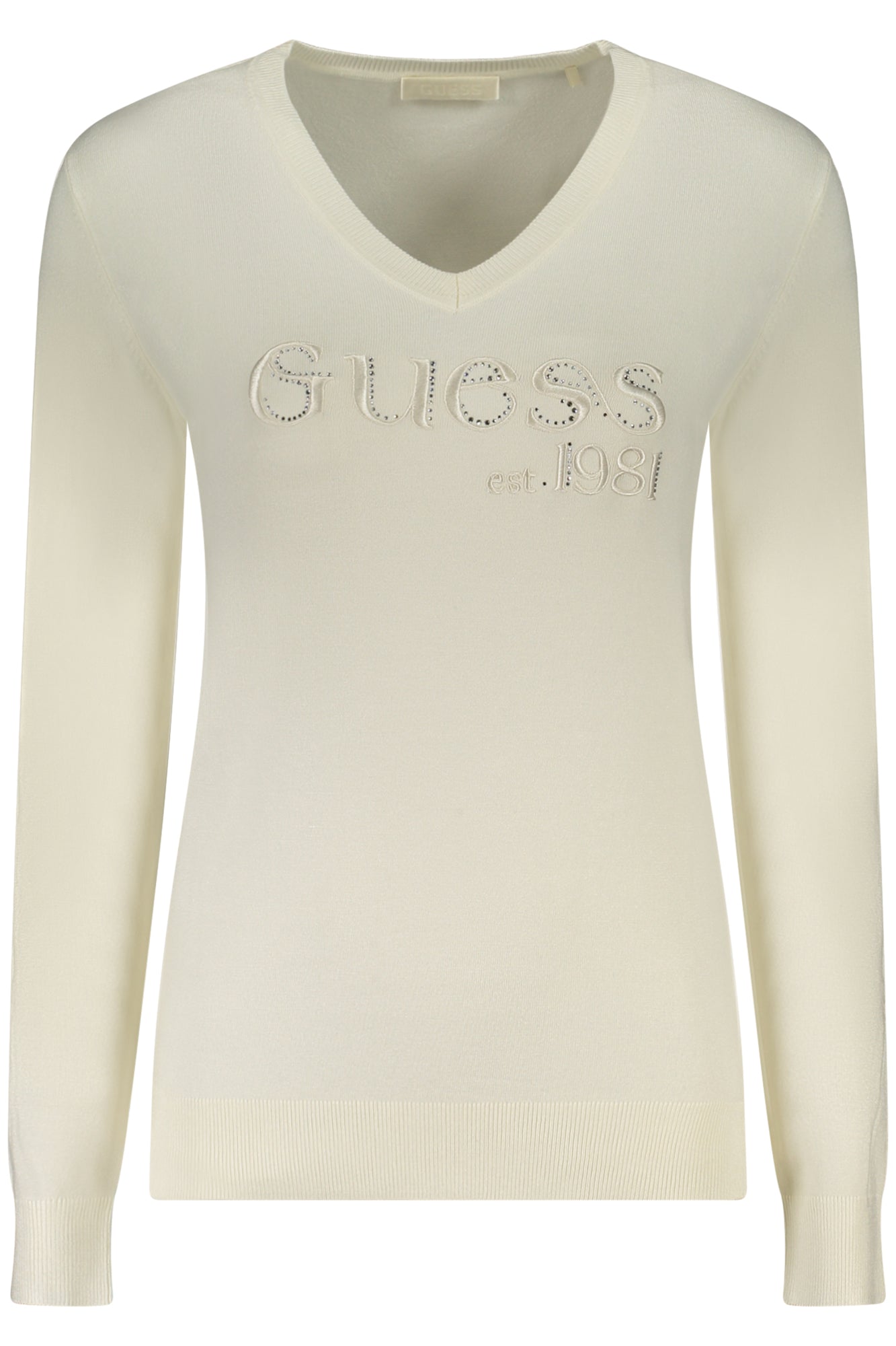 MAGLIONE BIANCO DA DONNA GUESS JEANS