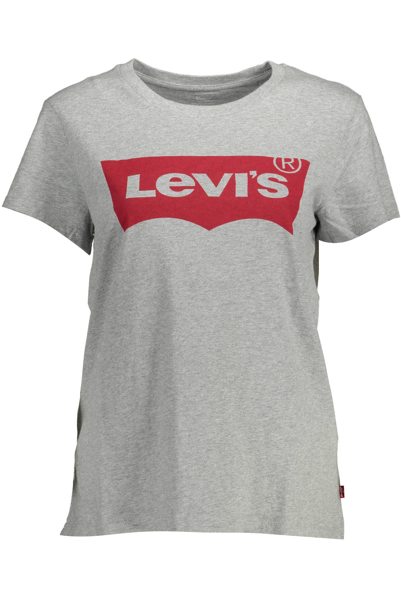 LEVI'S T-SHIRT A MANICHE CORTE DONNA GRIGIO