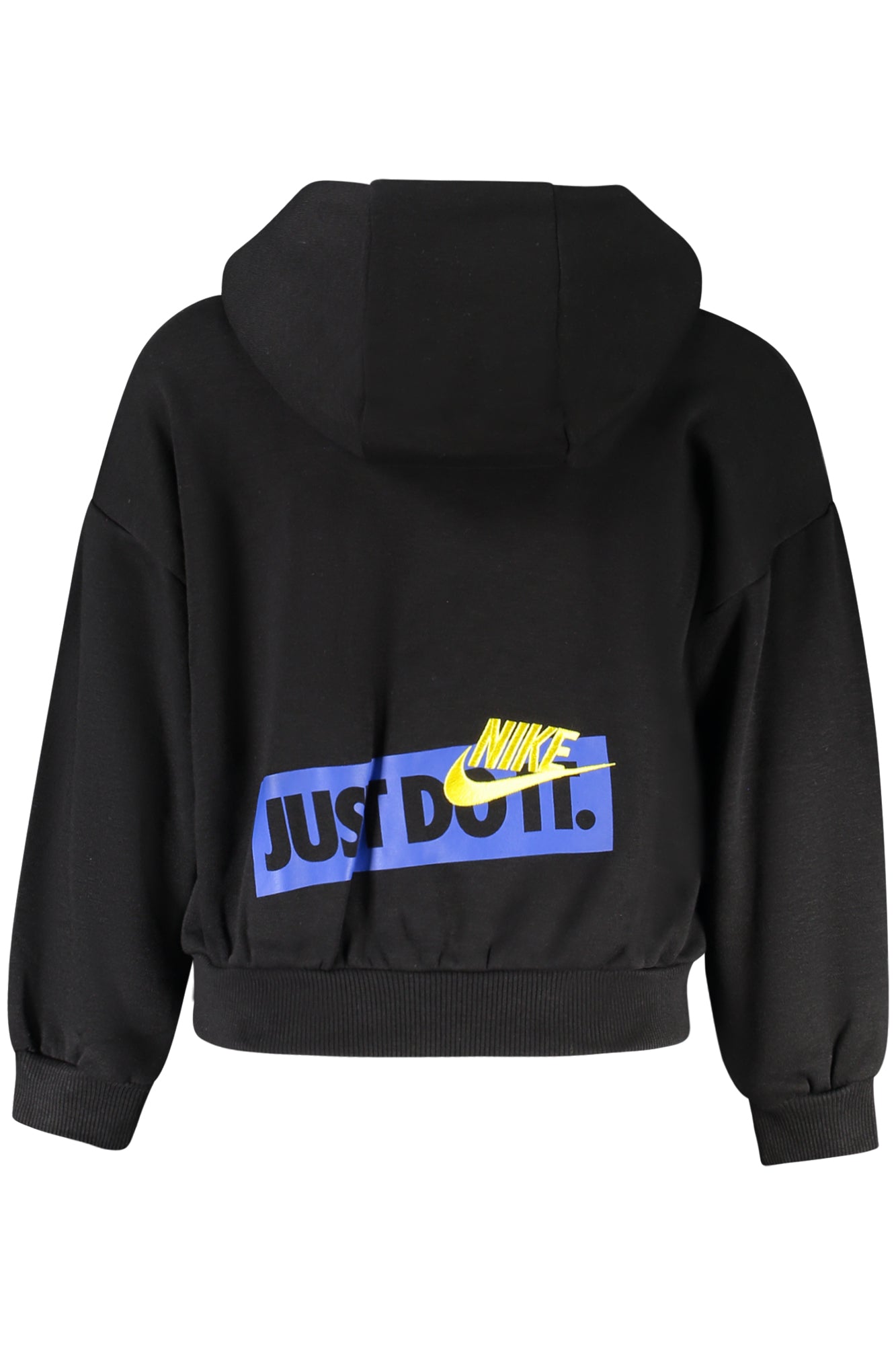 FELPA NERA CON ZIP NIKE DA BAMBINO