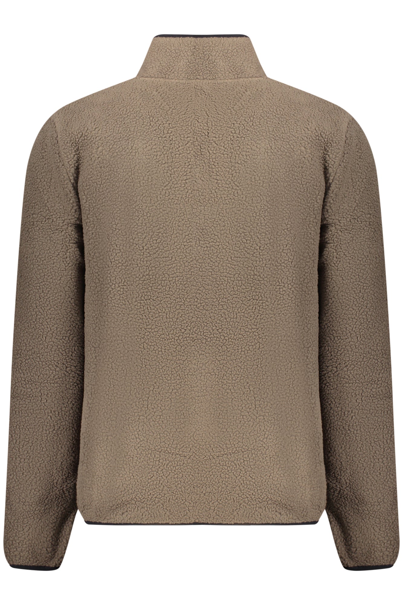 NORVEGIA 1963 FELPA DA UOMO MARRONE CON ZIP