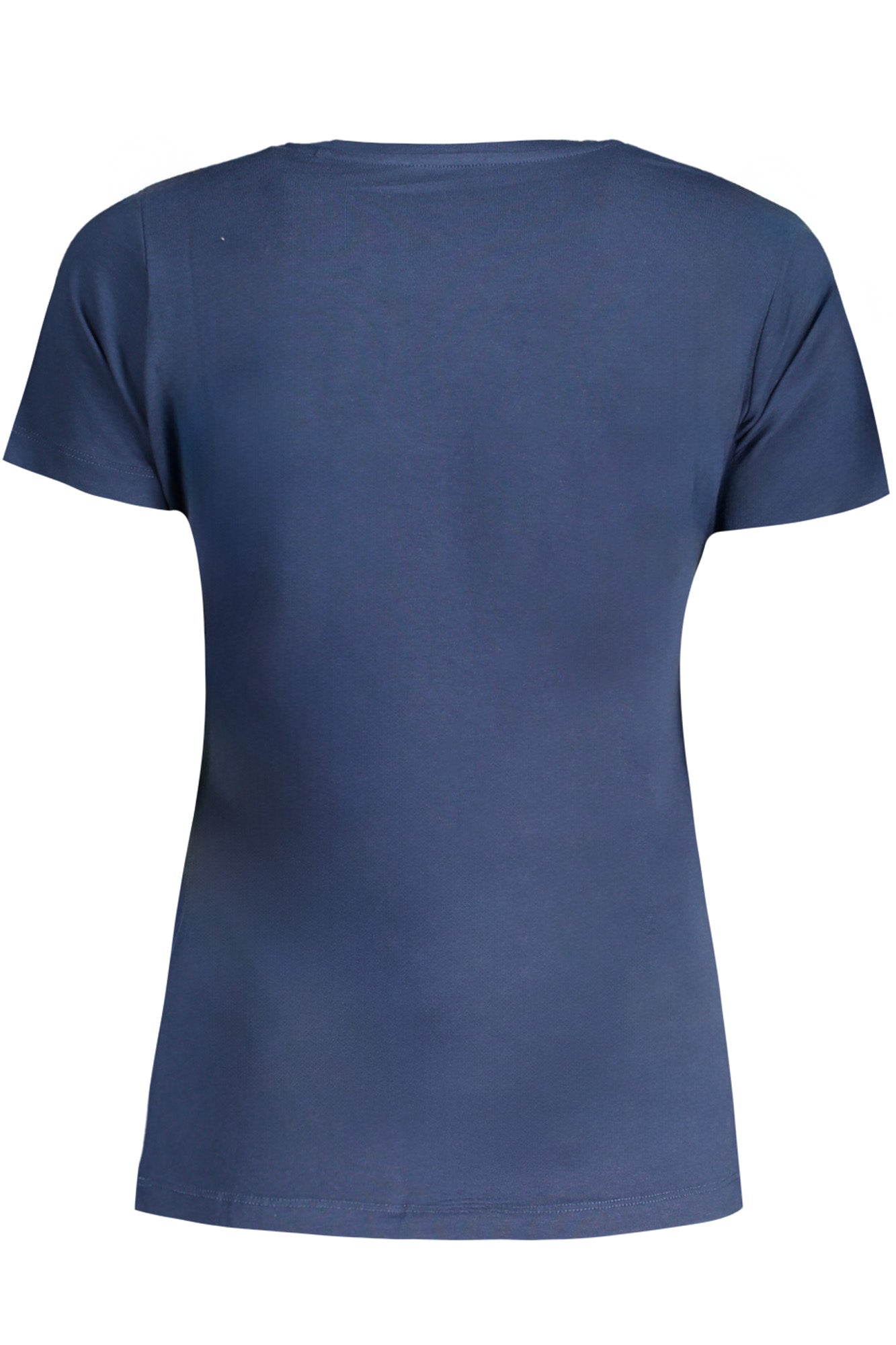 T-SHIRT DONNA PEPE JEANS A MANICHE CORTE BLU