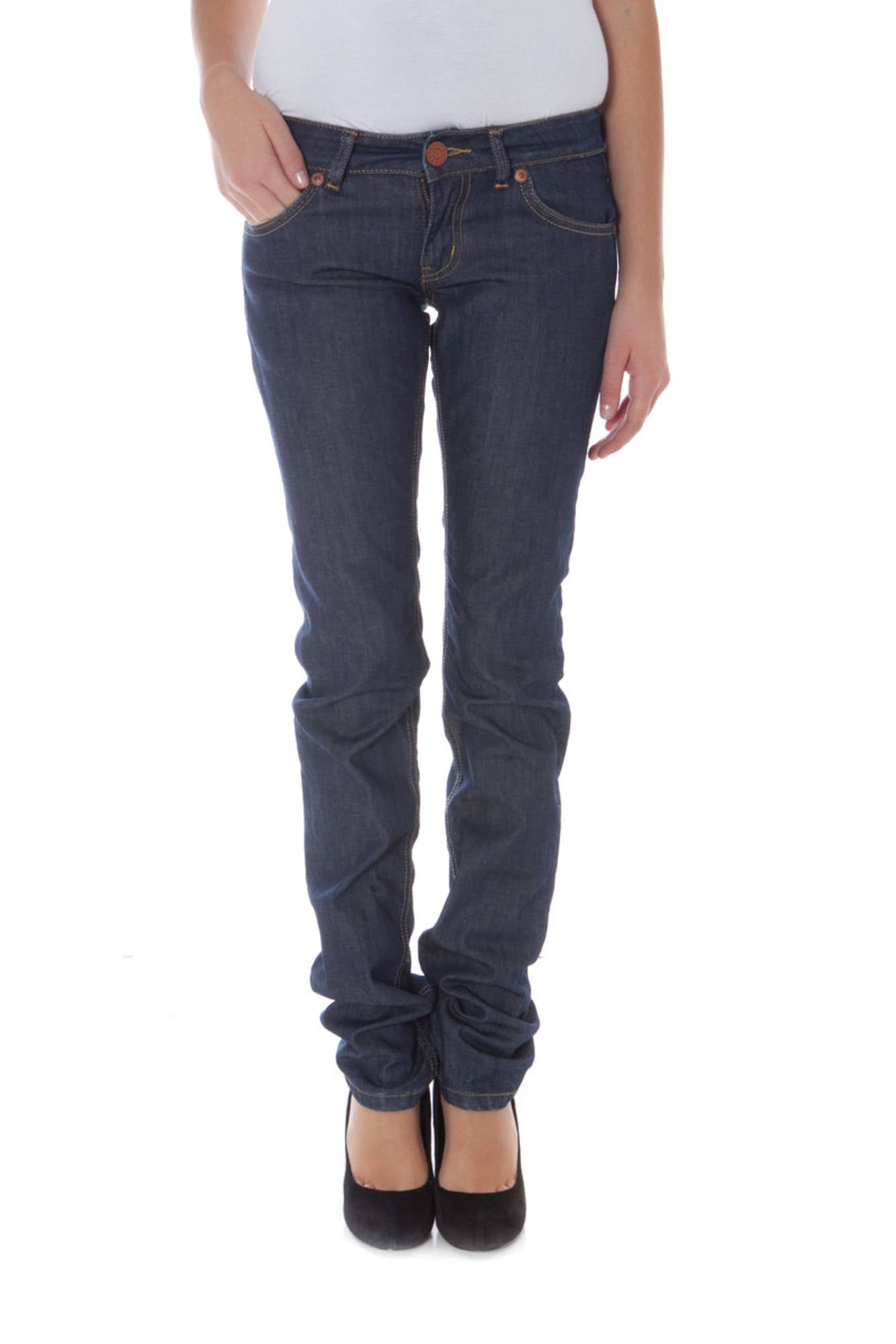 BLU DONNA JEANS DI JEANS RIGIDO