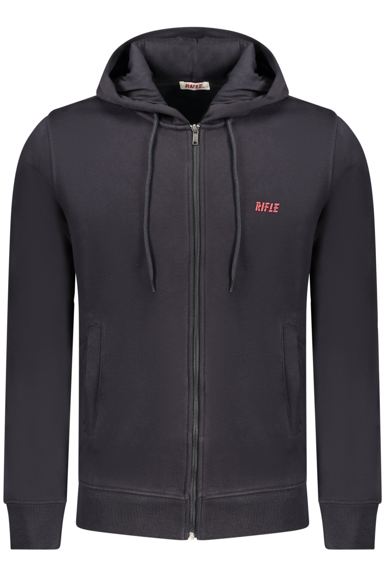 FELPA UOMO RIFLE BLU CON ZIP