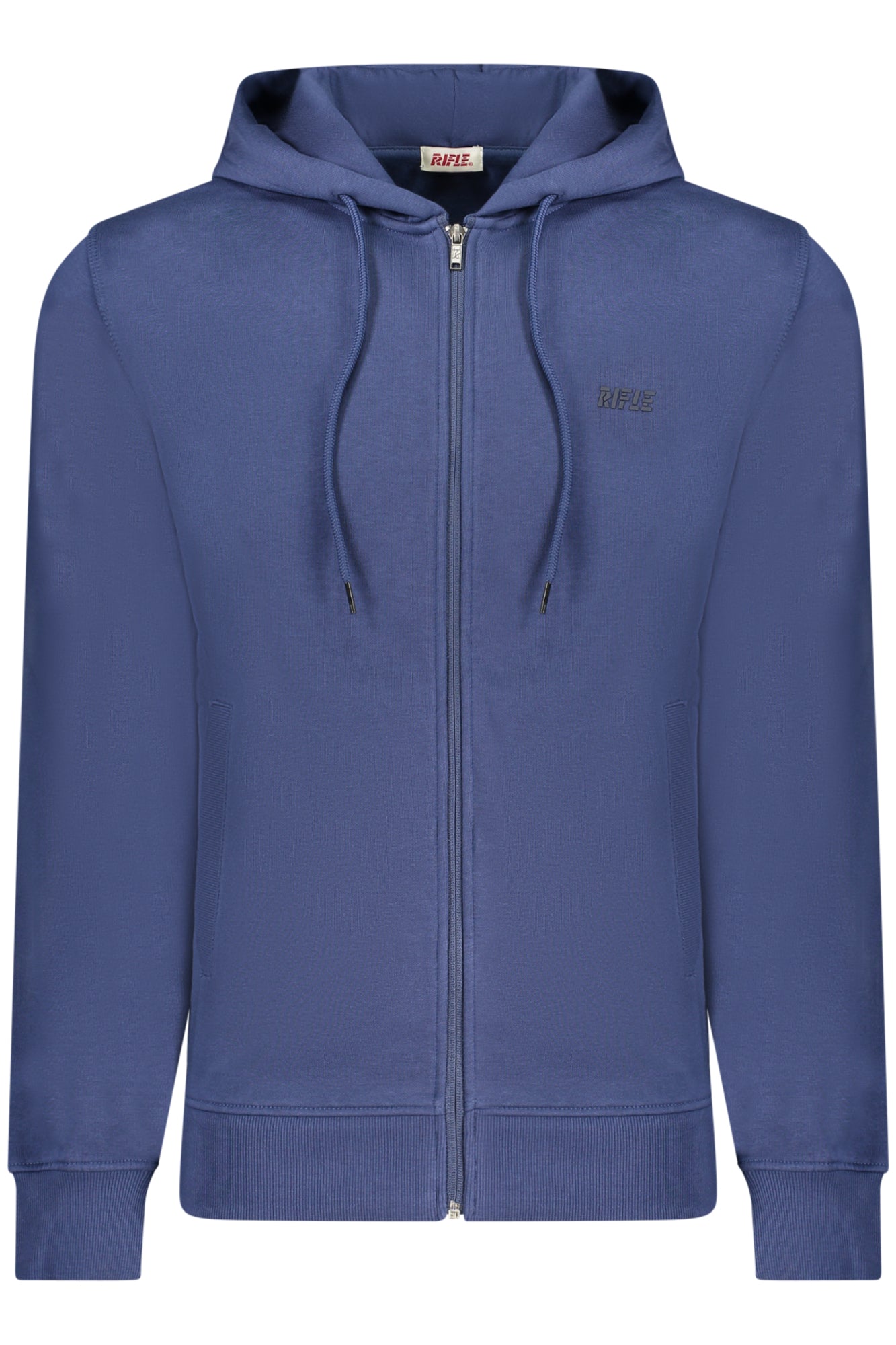 FELPA UOMO RIFLE BLU CON ZIP