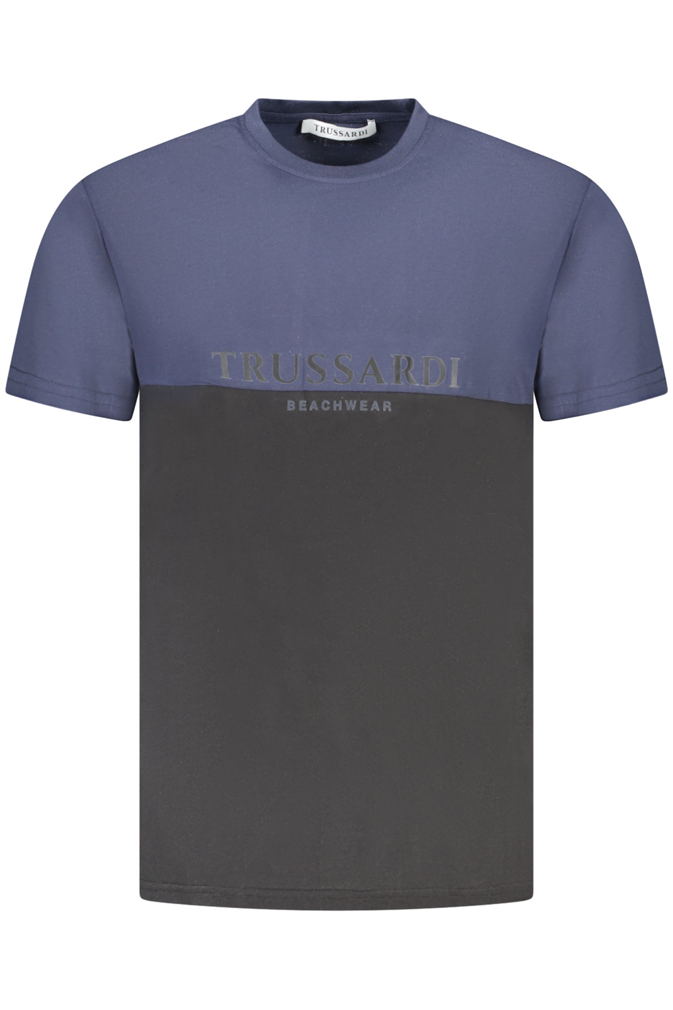 T-SHIRT A MANICHE CORTE DA UOMO TRUSSARDI BLU