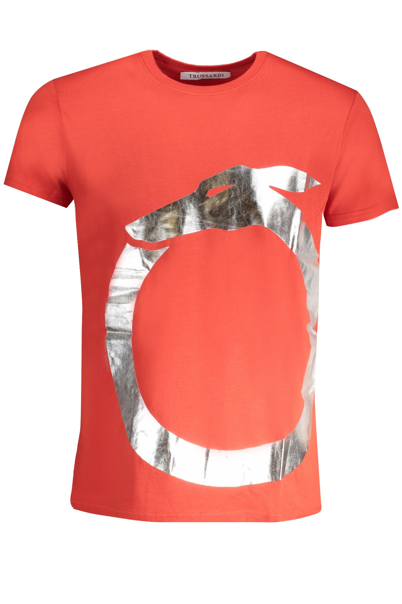 TRUSSARDI T-SHIRT UOMO MEZZA MANICA ROSSO
